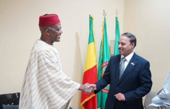 Amb Dr. N. Nandakumar called on H.E. Mr. Mamou Daffe, Hon'ble Minister of Handicrafts, Culture, Hotel Industry and Tourism (27 July 2026)